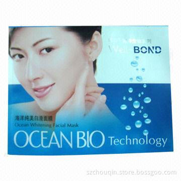 Anti-wrinkle Aluminum Foil Facial Mask Bag, Suitable for Promotional, Skin Caring